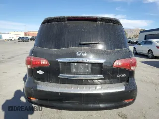 2015 Infiniti QX80 with VIN JN8AZ2NC0F9370883, listed as a Copart auction lot 46711385 with 212,480 mi miles and Clean Title. Bid and sale history available at carsss.com. Image 6.