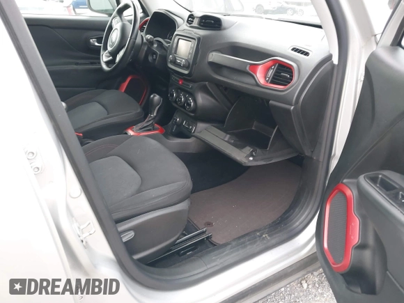 2015 Jeep Renegade Trailhawk with VIN ZACCJBCT7FPB16505, listed as a IAAI auction lot 41789335 with 63,416 mi miles and . Bid and sale history available at DreamBid. Image 5.