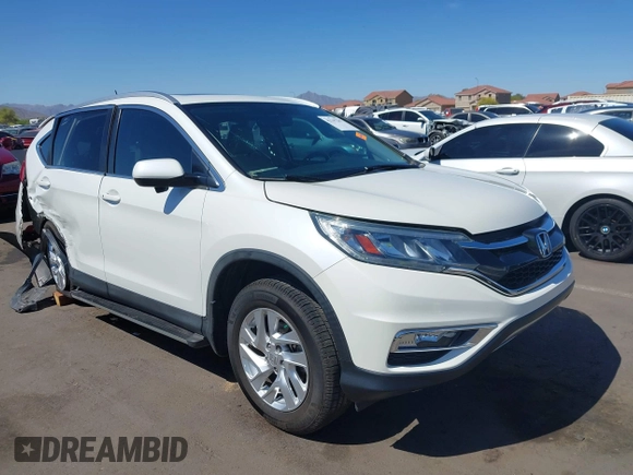 2015 Honda CR-V EX-L with VIN 5J6RM3H74FL016430, listed as a IAAI auction lot 42147267 with 117,656 mi miles and . Bid and sale history available at carsss.com. Image 1.