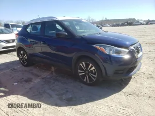2020 Nissan Kicks SV with VIN 3N1CP5CV6LL532814, listed as a Copart auction lot 45410675 with 125,017 mi miles and Salvage Title. Bid and sale history available at carsss.com. Image 4.
