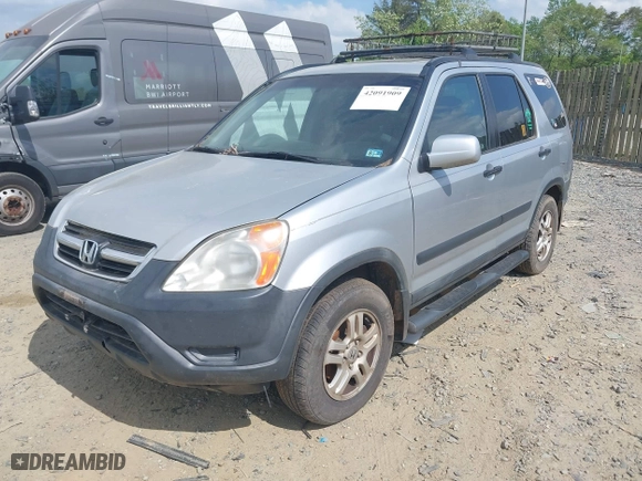 2004 Honda CR-V EX with VIN SHSRD78834U248175, listed as a IAAI auction lot 42091909 with 277,245 mi miles. Bid and sale history available at carsss.com. Image 2.