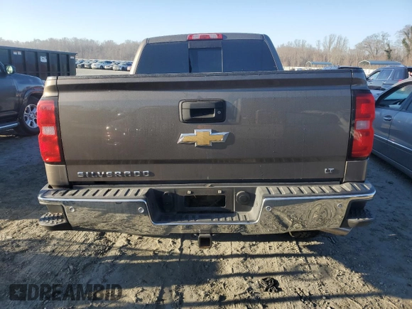 2015 Chevrolet Silverado 1500 LT with VIN 3GCUKREC4FG496203, listed as a Copart auction lot 46686965 with Not Provided miles and Salvage Title. Bid and sale history available at DreamBid. Image 6.