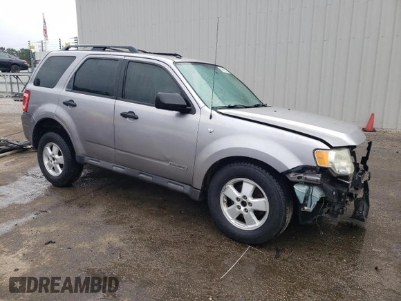 2008 Ford Escape XLT с VIN 1FMCU031X8KB42549, выставлен на аукционе Copart как лот 55813115 с пробегом 156 632 миль миль и Списание • Salvage title. История ставок и продаж доступна на DreamBid. Изображение 4.