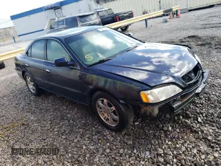 2000 Acura TL with VIN 19UUA5660YA005214, listed as a Copart auction lot 73686263 with 296,285 mi miles and Salvage Title. Bid and sale history available at carsss.com. Image 4.