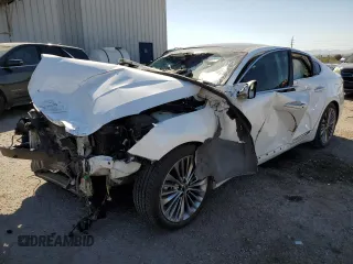 2018 Kia Cadenza Premium with VIN KNALC4J13J5105393, listed as a Copart auction lot 74038014 with 0 mi miles and Salvage Title. Bid and sale history available at carsss.com. Image 1.