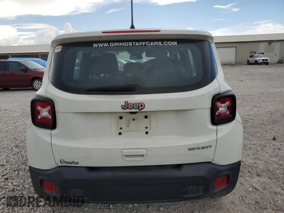 2020 Jeep Renegade Sport с VIN ZACNJAAB2LPL02782, выставлен на аукционе Copart как лот 61245545 с пробегом 51 009 миль миль и Списание • Salvage title. История ставок и продаж доступна на DreamBid. Изображение 6.
