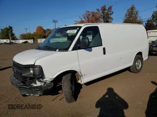 2013 Chevrolet Express Cargo z VIN 1GCZGTCBXD1120969, wystawiony jako Copart lot #76151454 z przebiegiem 130 963 mil mil oraz Szkoda całkowita • Salvage title. Historia ofert i sprzedaży dostępna na DreamBid. Obrazek 1.