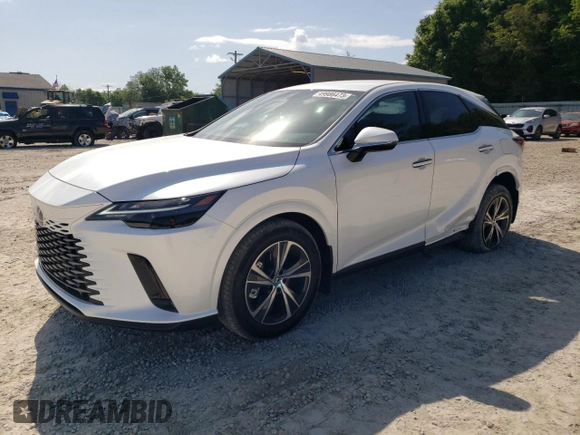 2023 Lexus RX with VIN 2T2BAMBA5PC007797, listed as a Copart auction lot 49986473 with 1,292 mi miles. Bid and sale history available at carsss.com. Image 1.
