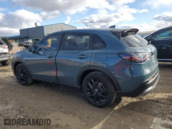 2024 Honda HR-V Sport with VIN 3CZRZ2H53RM765670, listed as a Copart auction lot 86826854 with 12,841 mi miles and Salvage Title. Bid and sale history available at carsss.com. Image 2.