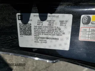 2019 Chevrolet Camaro 2SS with VIN 1G1FH1R78K0105941, listed as a Copart auction lot 50090325 with 106,055 mi miles and Salvage Title. Bid and sale history available at carsss.com. Image 13.