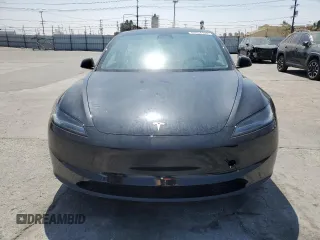 2025 Tesla Model 3 Long Range with VIN 5YJ3E1EA8SF918928, listed as a Copart auction lot 53454155 with 2,061 mi miles and Salvage title. Bid and sale history available at DreamBid. Image 5.