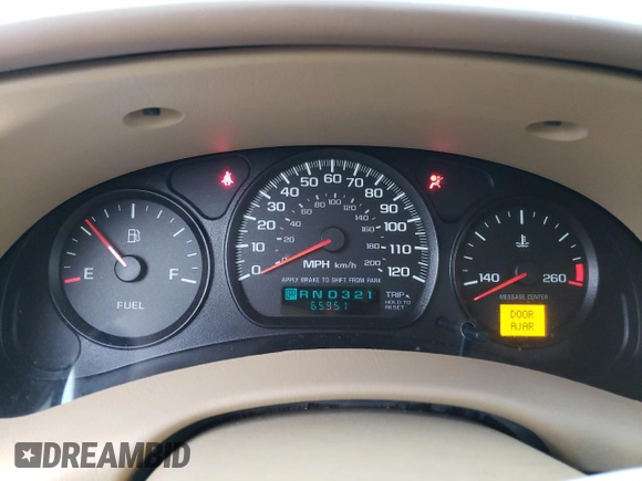 2000 Chevrolet Impala with VIN 2G1WF55K2Y9163971, listed as a Copart auction lot 47093875 with 65,951 mi miles and Salvage title. Bid and sale history available at DreamBid. Image 9.