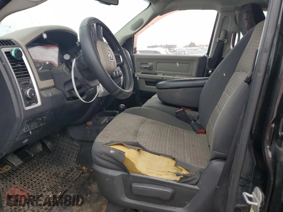 2010 Dodge Ram 2500 ST with VIN 3D7TT2CT0AG162610, listed as a Copart auction lot 81395934 with 0 mi miles and Salvage Title. Bid and sale history available at carsss.com. Image 7.
