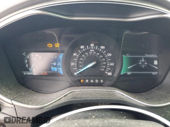 2015 Ford Fusion Titanium with VIN 3FA6P0D94FR308849, listed as a Copart auction lot 50436205 with 214,565 mi miles and Clean Title. Bid and sale history available at carsss.com. Image 9.