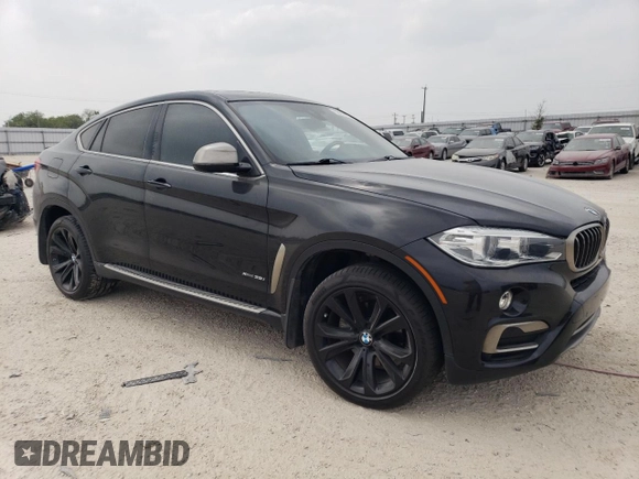 2017 BMW X6 xDrive35i with VIN 5UXKU2C52H0N85089, listed as a Copart auction lot 56287473 with 0 mi miles. Bid and sale history available at carsss.com. Image 4.