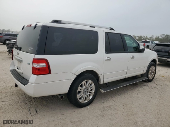 2011 Ford Expedition EL Limited with VIN 1FMJK1K55BEF25845, listed as a Copart auction lot 81760624 with 165,670 mi miles and Clean Title. Bid and sale history available at carsss.com. Image 3.