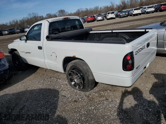 2001 Dodge Dakota with VIN 1B7FL26X91S310784, listed as a Copart auction lot 45486455 with 300,303 mi miles and Salvage Title. Bid and sale history available at carsss.com. Image 2.