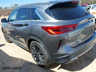 2020 Infiniti QX50 ESSENTIAL with VIN 3PCAJ5M3XLF119022, listed as a IAAI auction lot 41886633 with 55,650 mi miles. Bid and sale history available at carsss.com. Image 3.