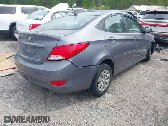 2016 Hyundai Accent SE z VIN KMHCT4AE0GU150548, wystawiony jako IAAI lot #42031911 z przebiegiem 134 916 mil mil oraz . Historia ofert i sprzedaży dostępna na DreamBid. Obrazek 4.