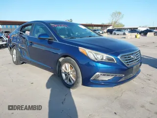 2015 Hyundai Sonata 2.4L SE with VIN 5NPE24AFXFH237794, listed as a IAAI auction lot 41997254 with 89,547 mi miles. Bid and sale history available at carsss.com. Image 1.