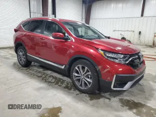 2022 Honda CR-V Touring with VIN 2HKRW2H96NH648893, listed as a Copart auction lot 51860245 with 5,057 mi miles and Salvage Title. Bid and sale history available at carsss.com. Image 4.