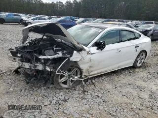 2021 Audi A5 Sportback S line Premium Plus with VIN WAUFACF54MA041742, listed as a Copart auction lot 48866535 with 0 mi miles and Salvage Title. Bid and sale history available at carsss.com. Image 1.