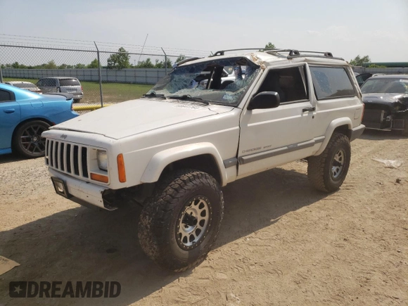 2001 Jeep Grand Cherokee with VIN 1J4FT47S21L596528, listed as a Copart auction lot 68641764 with Not provided miles and Salvage title. Bid and sale history available at DreamBid. Image 1.