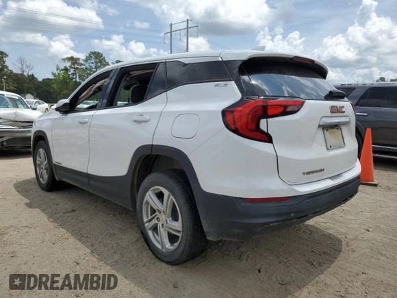 2020 GMC Terrain SLE with VIN 3GKALMEV1LL204468, listed as a Copart auction lot 59158535 with 77,942 mi miles and Salvage title. Bid and sale history available at DreamBid. Image 2.