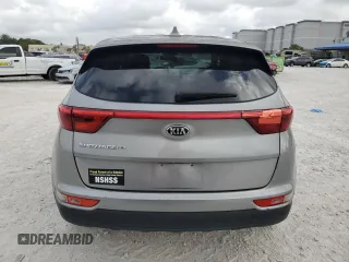 2019 Kia Sportage LX with VIN KNDPM3AC2K7598809, listed as a Copart auction lot 51320525 with 141,826 mi miles and Salvage Title. Bid and sale history available at carsss.com. Image 6.