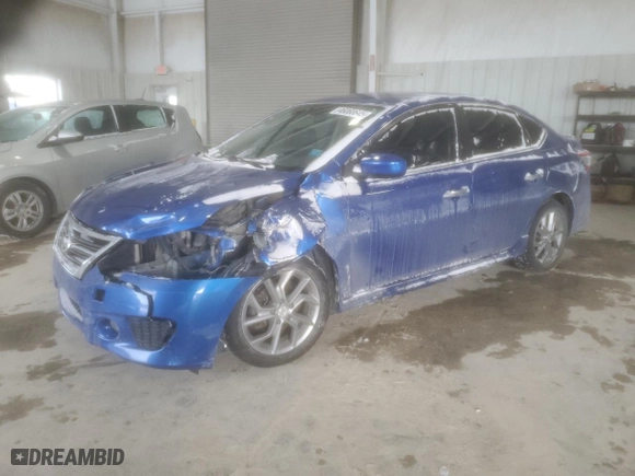 2014 Nissan Sentra SR with VIN 3N1AB7AP1EY307597, listed as a Copart auction lot 46068645 with 146,664 mi miles and Salvage Title. Bid and sale history available at carsss.com. Image 1.