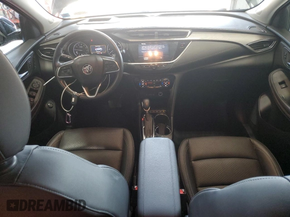 2021 Buick Encore GX Essence with VIN KL4MMGSL9MB182081, listed as a Copart auction lot 58720765 with 37,646 mi miles and Salvage title. Bid and sale history available at DreamBid. Image 8.