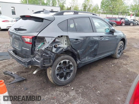 2023 Subaru Crosstrek Premium with VIN JF2GTAPC6P8279821, listed as a IAAI auction lot 42204345 with 23,873 mi miles and . Bid and sale history available at DreamBid. Image 4.