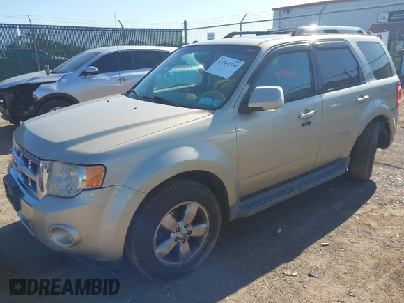 2010 Ford Escape Limited with VIN 1FMCU9EG6AKC60870, listed as a IAAI auction lot 42769384 with 83,839 mi miles and . Bid and sale history available at DreamBid. Image 2.