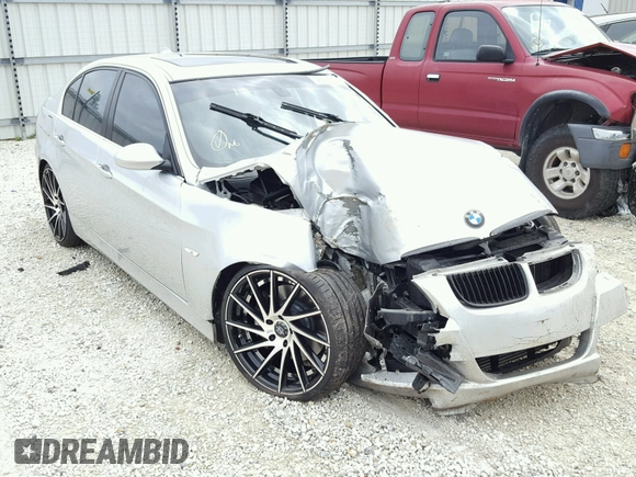 2007 BMW 3 Series 335i with VIN WBAVB73577KY60943, listed as a Copart auction lot 26073428 with Not provided miles and Non repairable. Bid and sale history available at DreamBid. Image 1.
