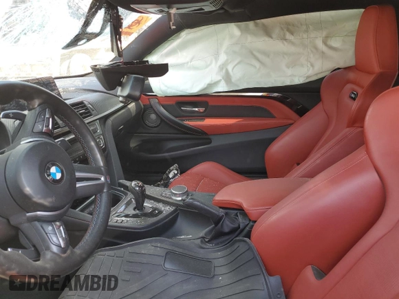 2019 BMW M4 with VIN WBS4Y9C57KAH82926, listed as a Copart auction lot 54907434 with 65,253 mi miles and Non Repairable. Bid and sale history available at carsss.com. Image 7.