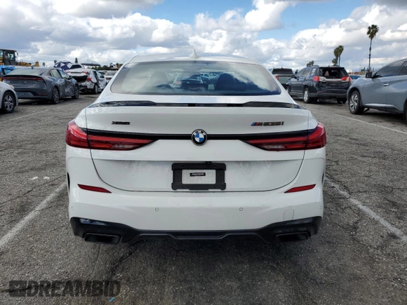 2020 BMW 2 Series M235i xDrive with VIN WBA13AL06L7F80217, listed as a Copart auction lot 41651614 with 26,305 mi miles. Bid and sale history available at carsss.com. Image 6.
