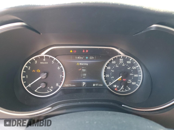 2018 Nissan Maxima Platinum with VIN 1N4AA6APXJC390241, listed as a Copart auction lot 40622004 with 76,879 mi miles and Salvage Title. Bid and sale history available at DreamBid. Image 9.