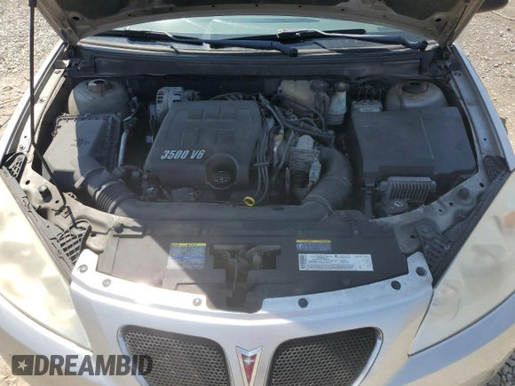 2006 Pontiac G6 GT with VIN 1G2ZH158364232022, listed as a Copart auction lot 57216715 with 265,277 mi miles and Salvage title. Bid and sale history available at DreamBid. Image 11.