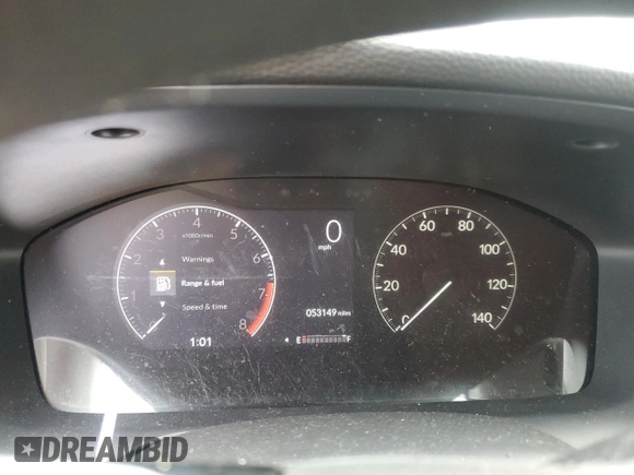 2023 Honda HR-V LX with VIN 3CZRZ2H38PM702334, listed as a Copart auction lot 60760625 with 53,149 mi miles and Salvage title. Bid and sale history available at DreamBid. Image 9.