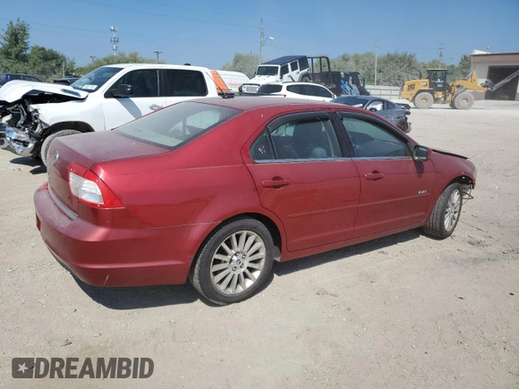 2008 Mercury Milan Premier with VIN 3MEHM08Z48R656075, listed as a Copart auction lot 69383504 with 247,590 mi miles and Salvage Title. Bid and sale history available at carsss.com. Image 3.