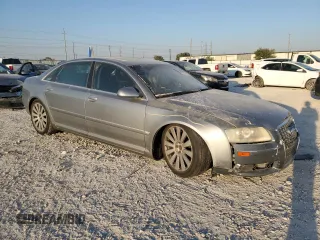 2006 Audi A8 4.2L with VIN WAUML44E26N021186, listed as a Copart auction lot 74382994 with Not provided miles and Salvage title. Bid and sale history available at DreamBid. Image 4.