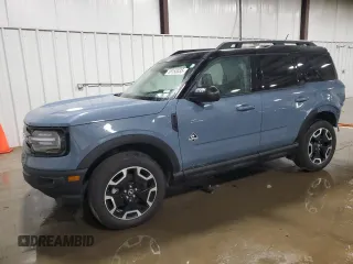 2024 Ford Bronco Sport Outer Banks z VIN 3FMCR9C67RRE82871, wystawiony jako Copart lot #58153335 z przebiegiem 13 906 mil mil oraz Szkoda całkowita • Salvage title. Historia ofert i sprzedaży dostępna na DreamBid. Obrazek 1.