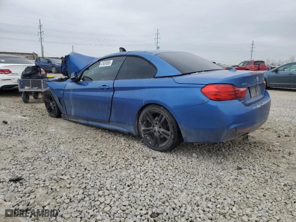 2016 BMW 4 Series 428i xDrive with VIN WBA3T1C53GP821786, listed as a Copart auction lot 41824555 with 0 mi miles and Salvage Title. Bid and sale history available at carsss.com. Image 2.