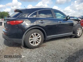 2013 Infiniti FX with VIN JN8CS1MU0DM140661, listed as a Copart auction lot 56652205 with Not provided miles and Salvage title. Bid and sale history available at DreamBid. Image 3.
