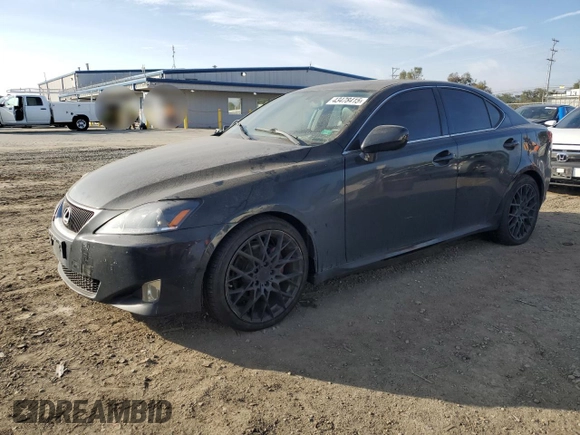 2006 Lexus IS 250 Manual with VIN JTHBK262262011648, listed as a Copart auction lot 43478415 with 328,251 mi miles and Clean Title. Bid and sale history available at carsss.com. Image 1.