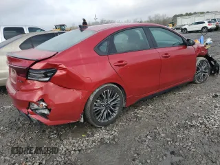 2024 Kia Forte GT-Line with VIN 3KPF54AD6RE779350, listed as a Copart auction lot 42765605 with 12,883 mi miles and Salvage Title. Bid and sale history available at carsss.com. Image 3.