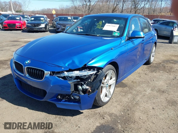 2017 BMW 3 Series 340i xDrive with VIN WBA8B7C5XHK806485, listed as a IAAI auction lot 41833087 with 113,236 mi miles. Bid and sale history available at carsss.com. Image 6.
