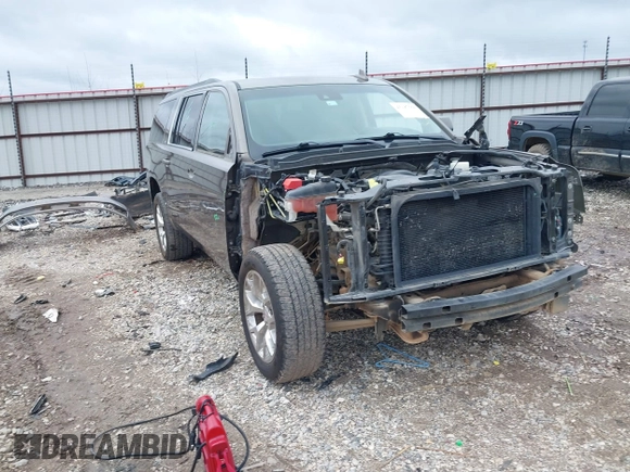 2015 GMC Yukon XL SLT with VIN 1GKS2HKC6FR582574, listed as a IAAI auction lot 41187550 with 185,737 mi miles. Bid and sale history available at carsss.com. Image 1.