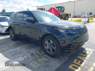 2025 Land Rover Range Rover Velar Dynamic SE with VIN SALYL2EX8SA810607, listed as a IAAI auction lot 41568626 with 565 mi miles and . Bid and sale history available at DreamBid. Image 1.