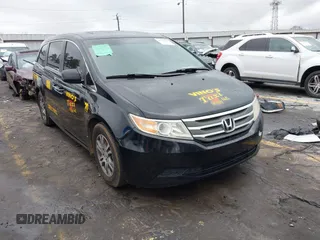 2012 Honda Odyssey EX-L with VIN 5FNRL5H64CB142247, listed as a IAAI auction lot 41722015 with 179,637 mi miles and . Bid and sale history available at carsss.com. Image 1.